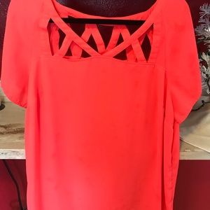 Coral Laser Cut Top